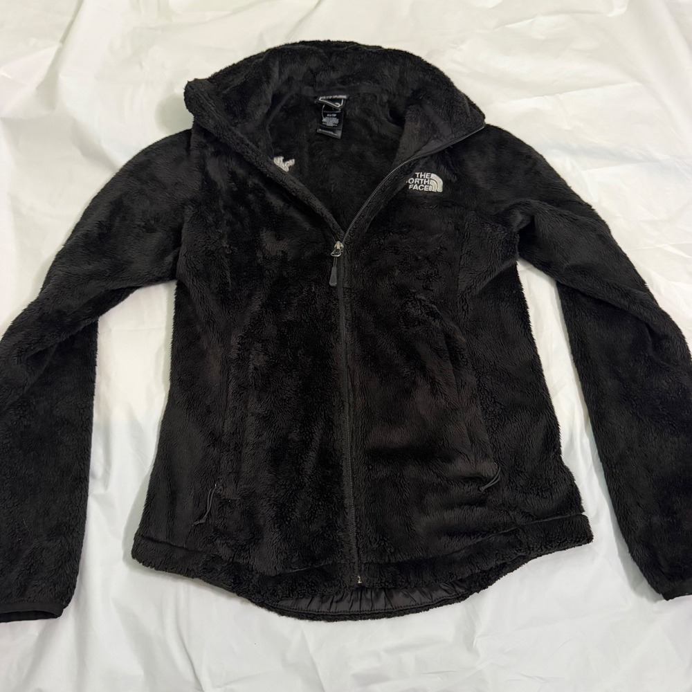 The North Face Womens Osito Fleece Jacket XS Black Full Zip Soft Gorpcore Cozy